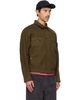 Stone Island Stone Island Khaki Q100039 Wool Cotton Biker Jacket - 2