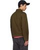 Stone Island Stone Island Khaki Q100039 Wool Cotton Biker Jacket - 3