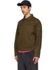 Stone Island Stone Island Khaki Q100039 Wool Cotton Biker Jacket - 4