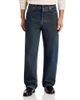 Stone Island Stone Island Loose Fit Five Pocket 31.2 Jeans in Blue Black - 1