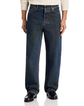 Stone Island Stone Island Loose Fit Five Pocket 31.2 Jeans in Blue Black