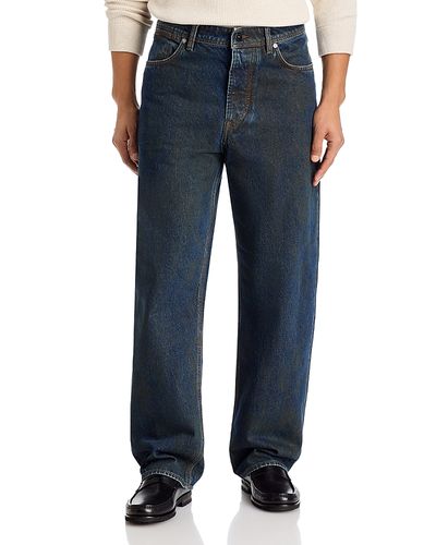 Stone Island Stone Island Loose Fit Five Pocket 31.2 Jeans in Blue Black