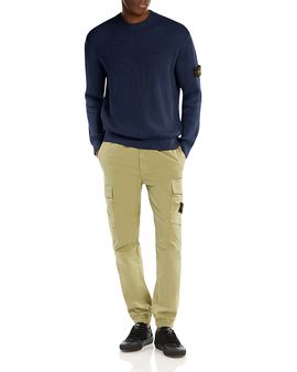 Stone Island Stone Island Maglia Logo Patch Cotton Crewneck Sweater