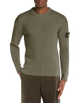 Stone Island Stone Island Maglia Logo Patch Knit Wool Sweater