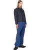 Stone Island Stone Island Navy 3100001 Hollow Fibre Indigo-TC Marmo Corrosion Trousers - 5