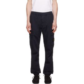 Stone Island Stone Island Navy 3100031 Stretch Organic Twill Cargo Pants