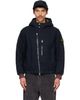 Stone Island Stone Island Navy 4100042 Diagonal Cotton Wool Jacket - 1