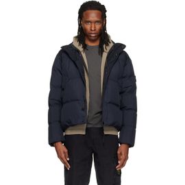 Stone Island Stone Island Navy 4100109 Crinkle Reps NY Down Jacket