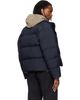 Stone Island Stone Island Navy 4100109 Crinkle Reps NY Down Jacket - 3