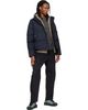 Stone Island Stone Island Navy 4100109 Crinkle Reps NY Down Jacket - 5