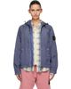 Stone Island Stone Island Navy 4100119 Nylon Metal ECONYL Watro-TC Jacket - 1