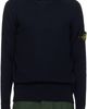 Stone Island Stone Island Navy 5100053 Full Rib RWS Wool Sweater - 1