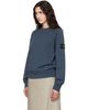 Stone Island Stone Island Navy 6100008 Organic Cotton Fleece Sweatshirt - 4