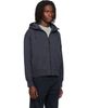 Stone Island Stone Island Navy 6100009 Organic Cotton Fleece Hoodie - 2