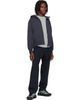 Stone Island Stone Island Navy 6100009 Organic Cotton Fleece Hoodie - 5
