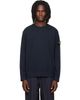 Stone Island Stone Island Navy 6100057 Organic Cotton Sweatshirt - 1