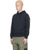 Stone Island Stone Island Navy 6100062 Organic Cotton Fleece Hoodie - 4