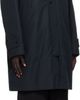 Stone Island Stone Island Navy 7100018 Weatherproof Cotton Canvas Long Coat - 2