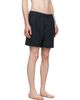 Stone Island Stone Island Navy B100B09 Brushed Nylon Swim Shorts - 2