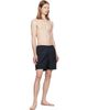 Stone Island Stone Island Navy B100B09 Brushed Nylon Swim Shorts - 4