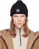 Stone Island Stone Island Navy N100002 Rib Wool Beanie - 1