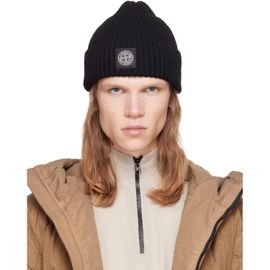 Stone Island Stone Island Navy N100002 Rib Wool Beanie