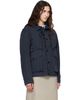 Stone Island Stone Island Navy Q100008 Warp Rib Nylon-TC Jacket - 2
