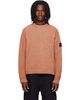 Stone Island Stone Island Orange 5100016 Treated Cotton Chenille Sweater - 1