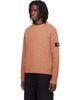 Stone Island Stone Island Orange 5100016 Treated Cotton Chenille Sweater - 4
