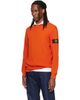 Stone Island Stone Island Orange 5100154 Ribbed Soft Organic Cotton Sweater - 4