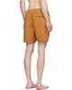 Stone Island Stone Island Orange B100B09 Brushed Nylon Swim Shorts - 3