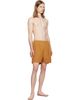 Stone Island Stone Island Orange B100B09 Brushed Nylon Swim Shorts - 4