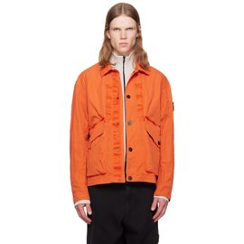 Stone Island Stone Island Orange Q100009 Warp Rip Nylon T-C Jacket