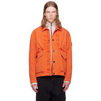 Stone Island Stone Island Orange Q100009 Warp Rip Nylon T-C Jacket