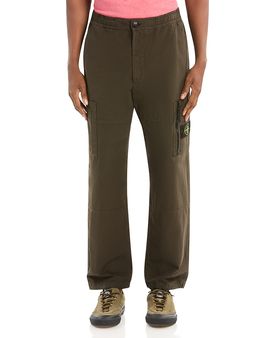 Stone Island Stone Island Pantalone Loose Fit Cotton Pants