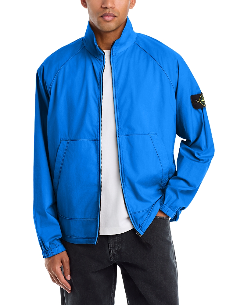 Stone Island Stone Island Paracadute Stretch Cotton Poplin Zip Up Jacket