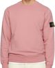 Stone Island Stone Island Pink 6100060 Organic Cotton Fleece Sweatshirt - 1