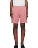 Stone Island Stone Island Pink 6200014 Malfilé Fleece Old Effect Shorts - 1