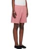 Stone Island Stone Island Pink 6200014 Malfilé Fleece Old Effect Shorts - 2