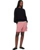 Stone Island Stone Island Pink 6200014 Malfilé Fleece Old Effect Shorts - 5