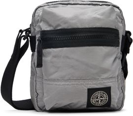 Stone Island Stone Island Silver 9200015 Coated Nylon Metal ECONYL Bag