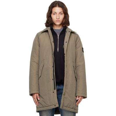 Stone Island Stone Island Taupe 7100002 Micro Twill Coat