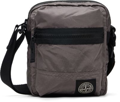 Stone Island Stone Island Taupe 9200015 Coated Nylon Metal ECONYL Bag