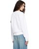 Stone Island Stone Island White 6100057 Heavy Organic Cotton Jersey Sweatshirt - 3