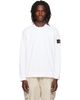 Stone Island Stone Island White 6100057 Heavy Organic Cotton Sweatshirt - 1