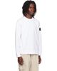Stone Island Stone Island White 6100057 Heavy Organic Cotton Sweatshirt - 2