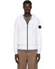 Stone Island Stone Island White 6100061 Organic Cotton Fleece Hoodie - 1