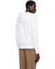 Stone Island Stone Island White 6100061 Organic Cotton Fleece Hoodie - 3