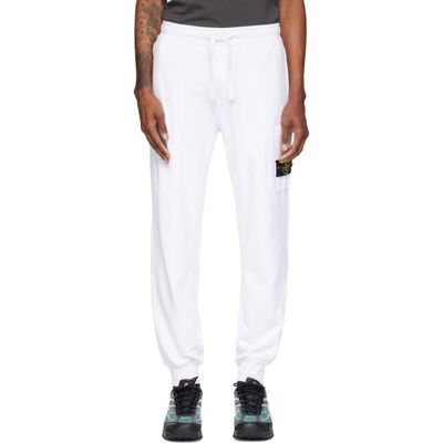 Stone Island Stone Island White 6200010 Organic Cotton Sweatpants