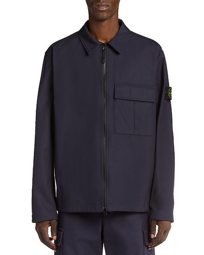 Stone Island Stone Island Zip Front Shirt Jacket